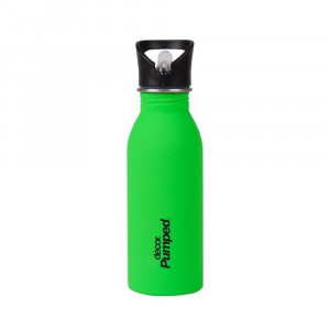 Μεταλλικό ανοξείδωτο μπουκάλι Πράσινο Décor 500ml / Με εσωτερικό καλαμάκι & ‘soft touch’ υφή