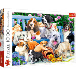 TREFL PUZZLE 1000PCS DOGS IN THE GARDEN 817-10556