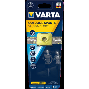 VARTA 18631201401 Outdoor Sports Ultralight H30R YELLOW (600mAh ΠΕΡΙΛ) 18631201401