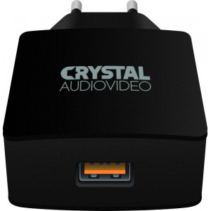CRYSTAL AUDIO QP-3 QC3.0 port 3.65-6.5V/3A 6.5-9V/2A 9-12V/1.5A Single USB Wall Charger QP-3
