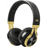 CRYSTAL AUDIO OE-02-KG BLACK-GOLD ON-EAR HEADPHONES OE -02-KG