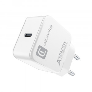 CELLULAR LINE 434747 ACHSMUSBC15WW TRAVEL CHARGER TYPE-C 15W WH ACHSMUSBC15WW