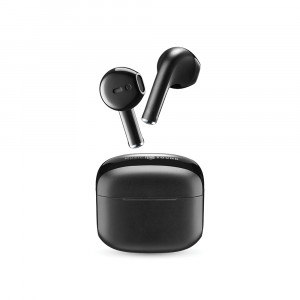 CELLULAR LINE 454776 Swag Bluetooth Ακουστικά TWS με Θήκη Φόρτισης Μαύρα BTMSTWSSWAGK