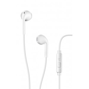 CL 301018 LIVEW LIVE WHITE EGG-CAPSULE EARPHONE WITH MIC LIVEW