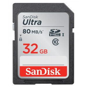 SanDisk SD Ultra 32GB 80MB/s Class 10 SDSDUNC-032G-GN6IN