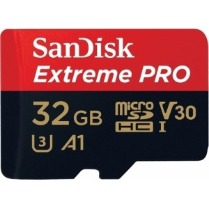 SanDisk Extreme PRO microSD 32GB 100MB/s V30 UHS-I U3 A1