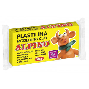 ALPINO πλαστελίνη 088DP00005701, χωρίς γλουτένη, 50γρ, κίτρινη 088DP00005701