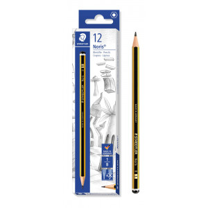 STAEDTLER ξύλινο μολύβι Noris 120-1, εξάγωνο, B1, 12τμχ 120-1