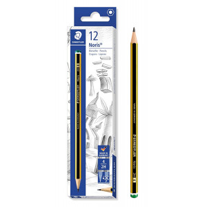 STAEDTLER ξύλινο μολύβι Noris 120-4, εξάγωνο, 2Η, 12τμχ 120-4