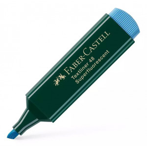 FABER-CASTELL μαρκαδόρος υπογράμμισης Textliner 48, μπλε, 1τμχ 154851