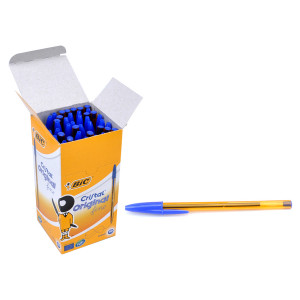 BIC στυλό διαρκείας με μύτη 0.8mm, μπλε, 50τμχ 216872730