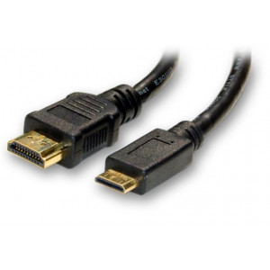 GOOBAY καλώδιο HDMI σε HDMI Mini με Ethernet 31931, 4K 3D, 30AWG, 1.5m 31931