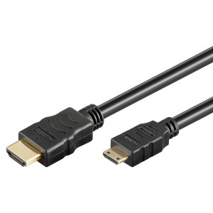 GOOBAY καλώδιο HDMI σε HDMI Mini με Ethernet 31933, 4K 3D, 30AWG, 3m 31933
