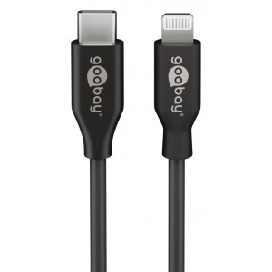 GOOBAY καλώδιο USB Type-C σε Lightning 39424, 7.5W, 1m, μαύρο 39424