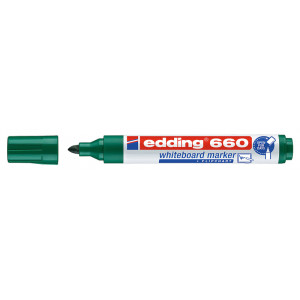 EDDING μαρκαδόρος ασπροπίνακα 660, επαναγεμιζόμενος, πράσινος 4-660004