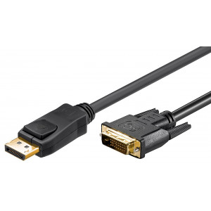 GOOBAY καλώδιο DisplayPort σε DVI-D Dual-Link 51961, 2m, μαύρο 51961