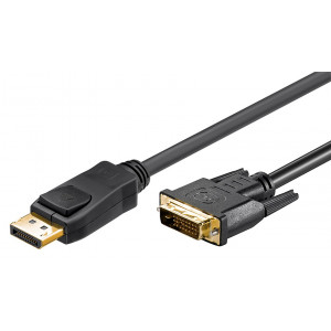 GOOBAY καλώδιο DisplayPort σε DVI-D Dual-Link 51962, 3m, μαύρο 51962