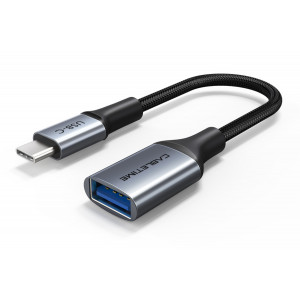 CABLETIME καλώδιο USB-C σε USB-A CMAF3, USB 3.0, 1.5A, 0.15m, μαύρο 5210131038178
