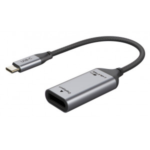 CABLETIME αντάπτορας USB-C σε DisplayPort C160, 4K/60HZ, 0.15m, μαύρος 5210131038307