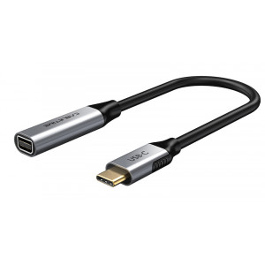 CABLETIME καλώδιο USB-C σε Mini DisplayPort C160, 4K, 0.15m, μαύρο 5210131038321