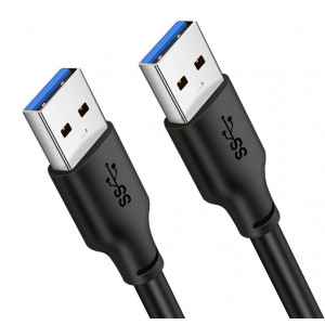 CABLETIME καλώδιο USB 3.0 C160, M-M, 5Gbps, 0.5m, μαύρο 5210131038581