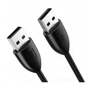 CABLETIME καλώδιο USB 2.0 AMAM2, M-M, 3A, 1.5m, μαύρο 5210131038642