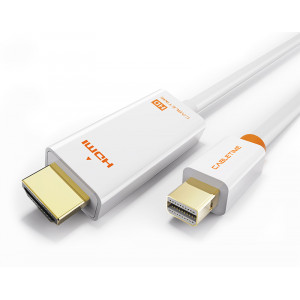 CABLETIME καλώδιο Mini DisplayPort σε HDMI AV588, 1080p, 1.8m, λευκό 5210131038727