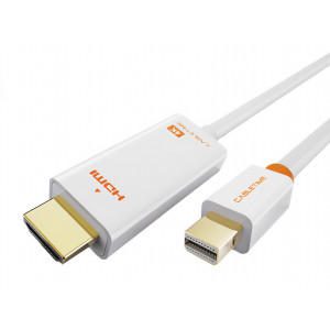CABLETIME καλώδιο Mini DisplayPort σε HDMI AV588, 4K/30HZ, 1.8m, λευκό 5210131038734
