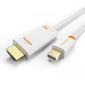 CABLETIME καλώδιο Mini DisplayPort σε HDMI AV588, 4K, 1.8m, λευκό 5210131038741