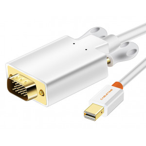 CABLETIME καλώδιο Mini DisplayPort σε VGA AV588, 1080p, 1.8m, λευκό 5210131038765