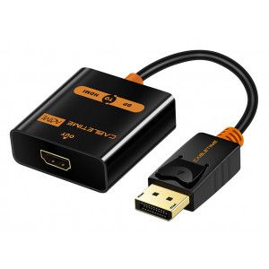 CABLETIME αντάπτορας DisplayPort σε HDMI AV586, ACTIVE, 4K, 0.2m, μαύρος 5210131038994