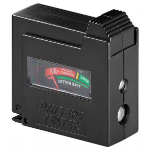 GOOBAY battery tester 54020, για AAA/AA/C/D/9V/N, μαύρο 54020