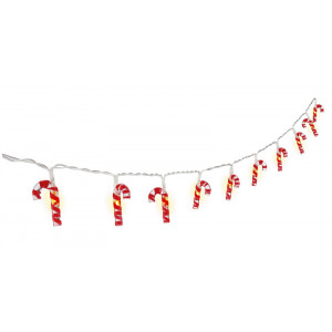 GOOBAY LED λαμπάκια με candy canes 58117, 3000K, 1.2m, 5lm, 10 LEDs 58117