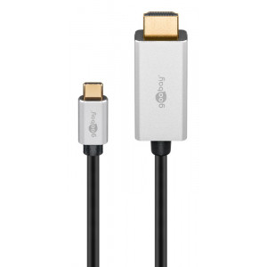 GOOBAY καλώδιο USB-C σε HDMI 60174, HDR, 8K, copper, 2m, μαύρο 60174