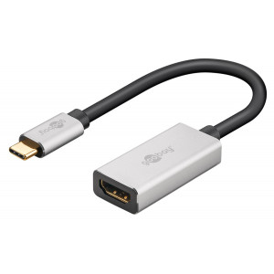 GOOBAY αντάπτορας USB-C σε HDMI 60194, 8K/30Hz, 4K/120Hz, γκρι 60194