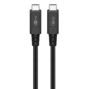 GOOBAY καλώδιο USB-C 60200, USB4 Generation 3x2, 100W, 40Gbps, 1m, μαύρο 60200