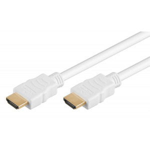 GOOBAY καλώδιο HDMI 2.0 με Ethernet 61017, 18Gbit/s, 4K, 0.5m, λευκό 61017
