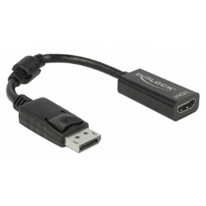 DELOCK αντάπτορας DisplayPort 1.1 σε HDMI 61849, passive, 1080p, μαύρος 61849