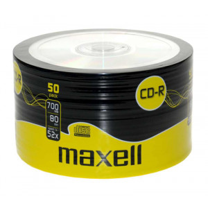 MAXELL CD-R 700ΜΒ/80min, 52x speed, spindle pack 50τμχ 624036