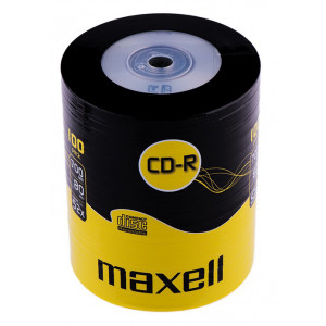 MAXELL CD-R 624037, 700ΜΒ, 80min, 52x speed, spindle pack 100τμχ 624037-40-TE