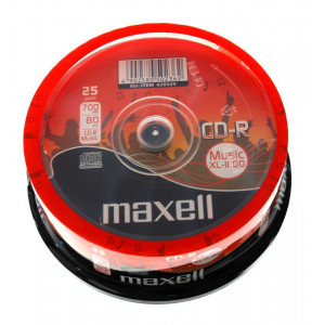 MAXELL CD-R music XL-II 80min/700MB, cake box 25τμχ 628529