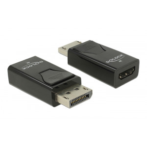 DELOCK αντάπτορας DisplayPort 1.2 σε HDMI 65865, 4K, Passive, μαύρος 65865