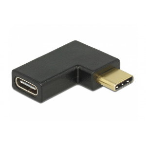 DELOCK Adapter USB 3.1 Gen 2 Type-C male σε female, 90°, left/right 65915