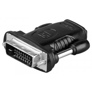 GOOBAY αντάπτορας HDMI σε DVI-D Dual-Link 24+1 pin 68482, μαύρο 68482