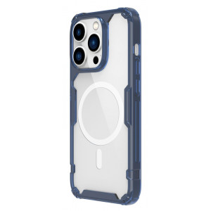 NILLKIN θήκη Nature Pro Magnetic για iPhone 14 Pro, μπλε & διάφανη 6902048248601