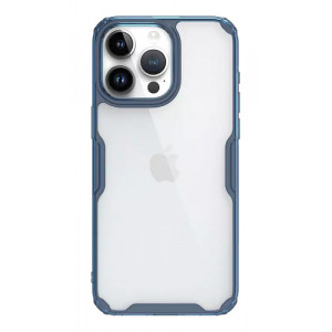 NILLKIN θήκη Nature Pro για iPhone 15 Pro Max, διάφανη-μπλε 6902048265882