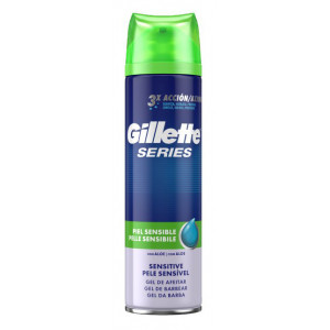 GILLETTE Series gel ξυρίσματος Sensitive, με αλόη, 200ml 7702018405084