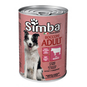 SIMBA κονσέρβα για σκύλους με μοσχάρι, 1230g 8009470009126