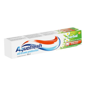AQUAFRESH οδοντόκρεμα Herbal, με φθόριο, 75ml 8016825932541