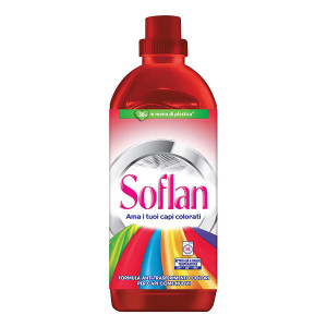 SOFLAN υγρό απορρυπαντικό για χρωματιστά ρούχα, 15 μεζούρες, 900ml 8718951219298